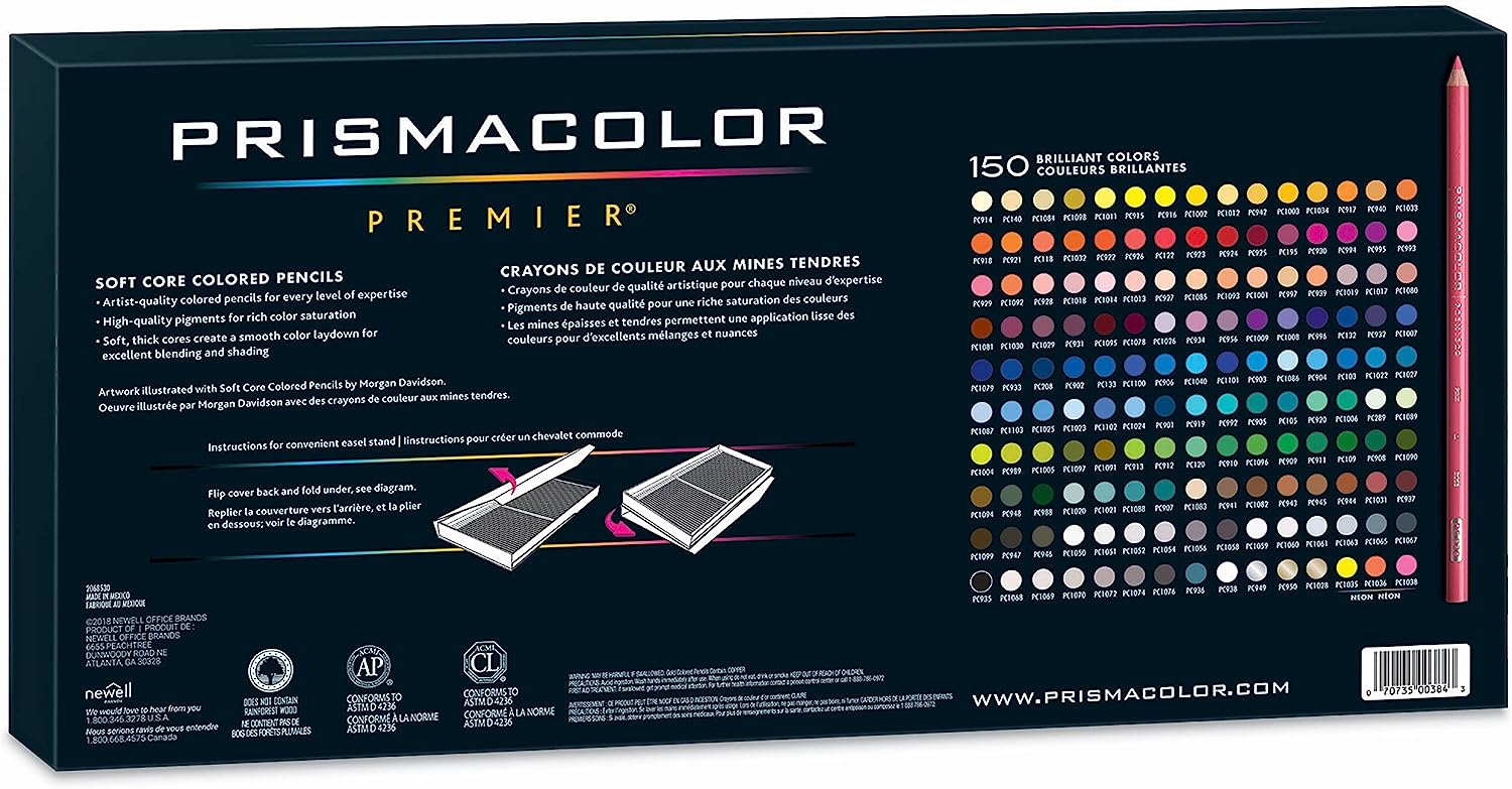Prismacolor Premier Colored Pencils | Art Supplies for Drawing, Sketching, Adult Coloring | Soft Core Color Pencils, 150 Pack - Image 7